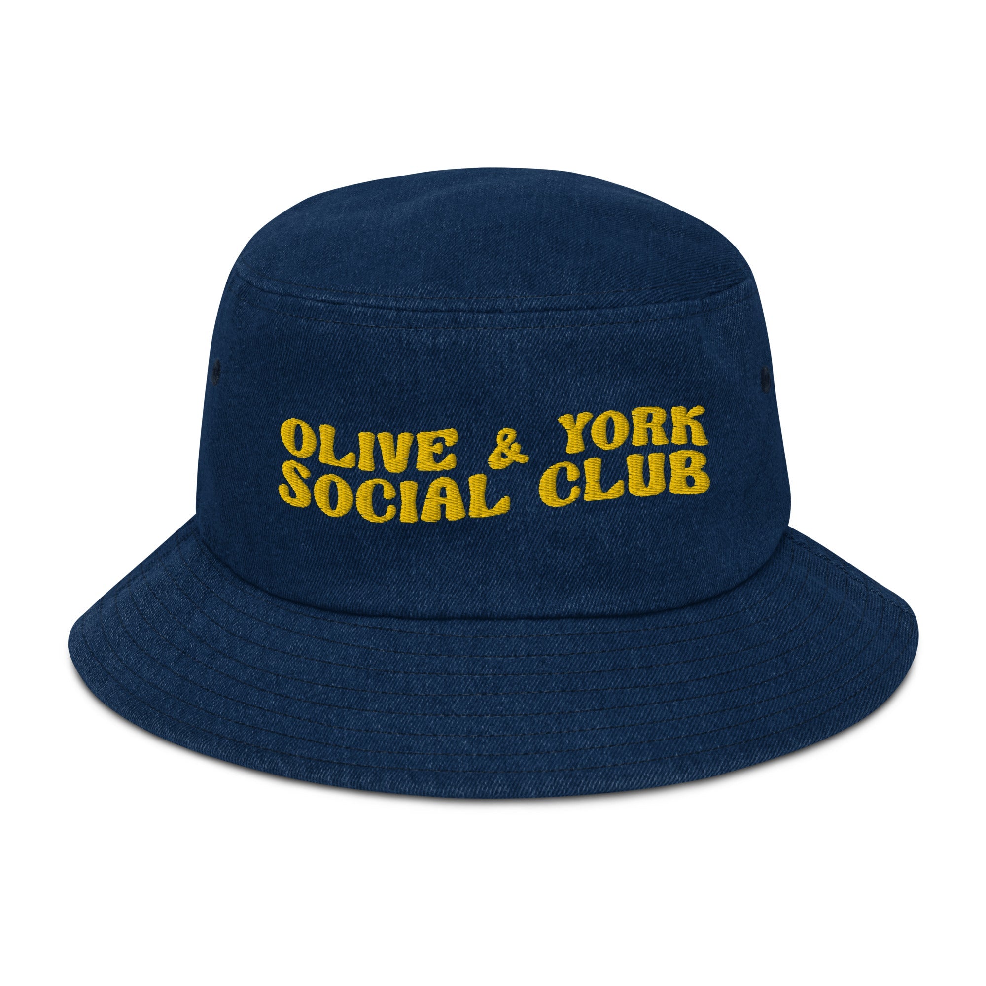 O&Y Social Club Denim bucket hat-Olive & York