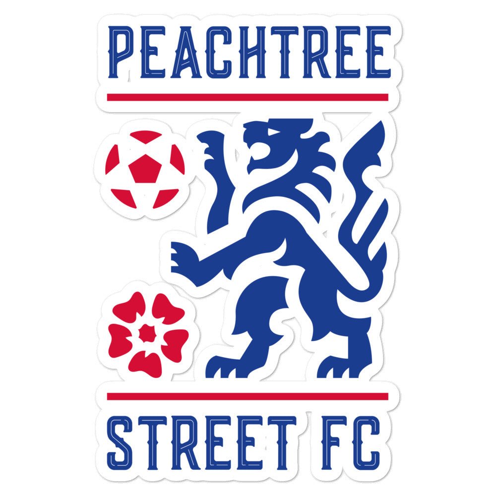 Peachtree Street FC Atlanta Soccer Sticker-Olive & York