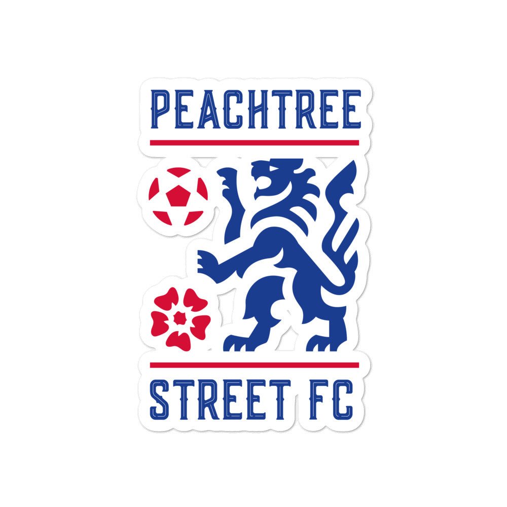 Peachtree Street FC Atlanta Soccer Sticker-Olive & York