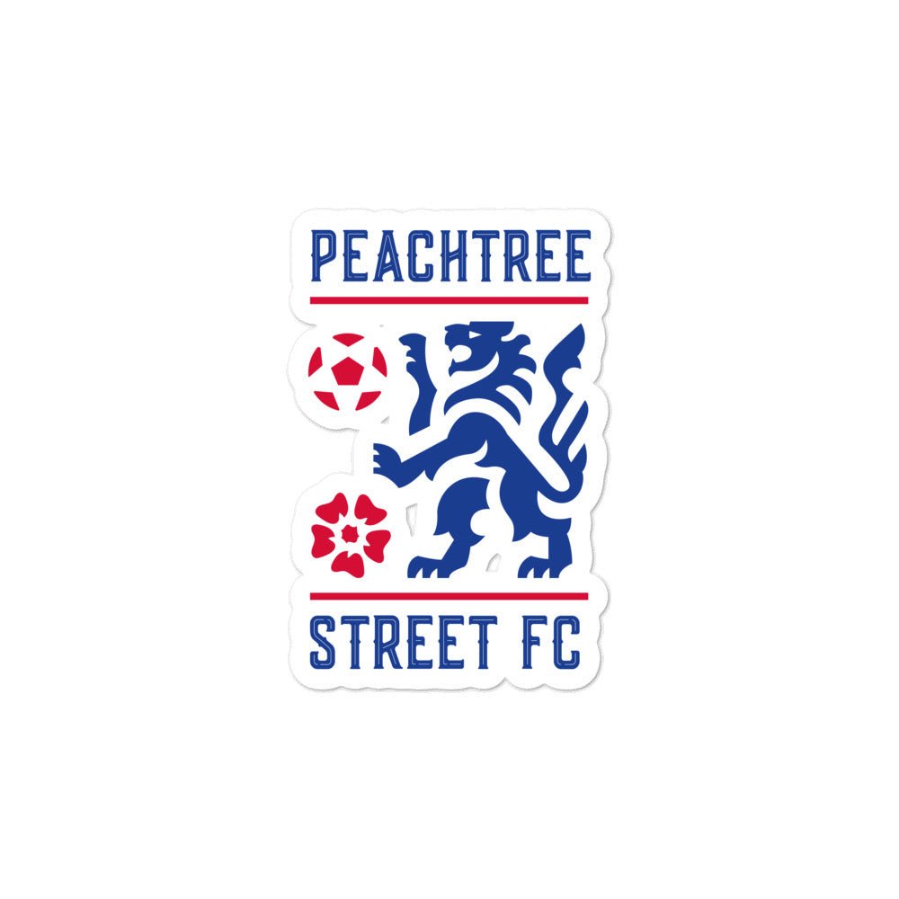 Peachtree Street FC Atlanta Soccer Sticker-Olive & York