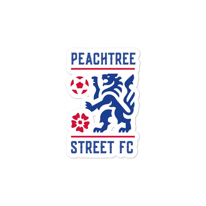 Peachtree Street FC Atlanta Soccer Sticker-Olive & York