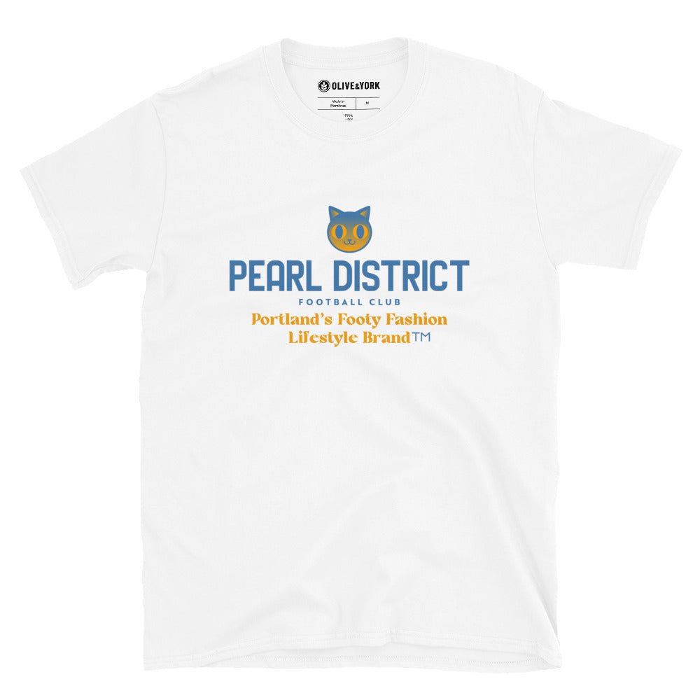 Portland Footy Fashion T-Shirt-Olive & York