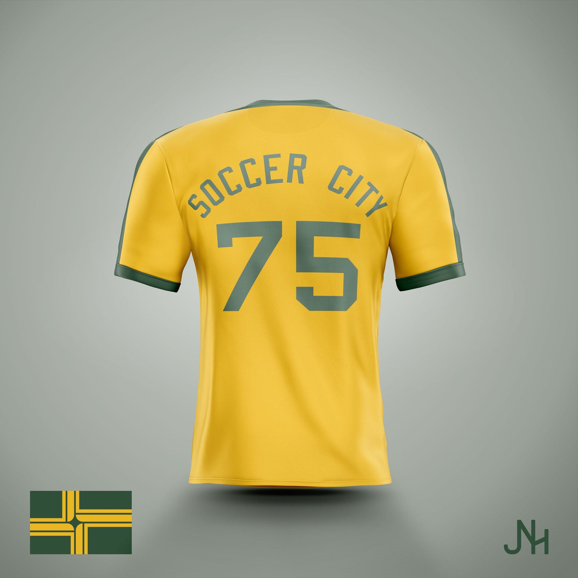 Portland Soccer City Jersey-Olive & York