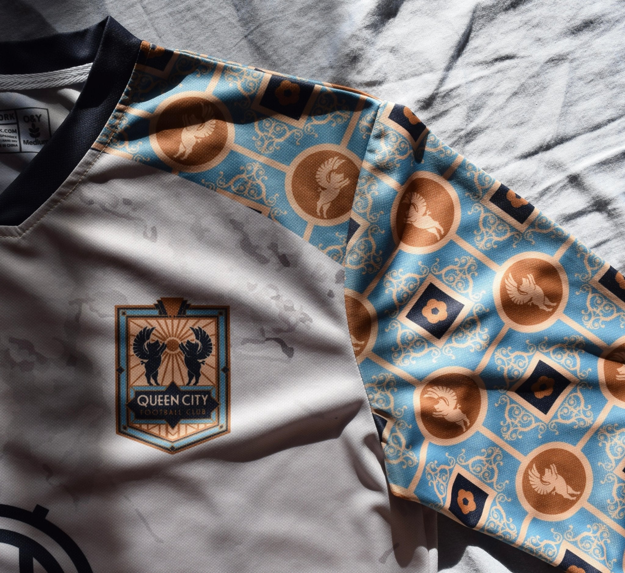 Queen City FC Medallion Kit-Olive & York