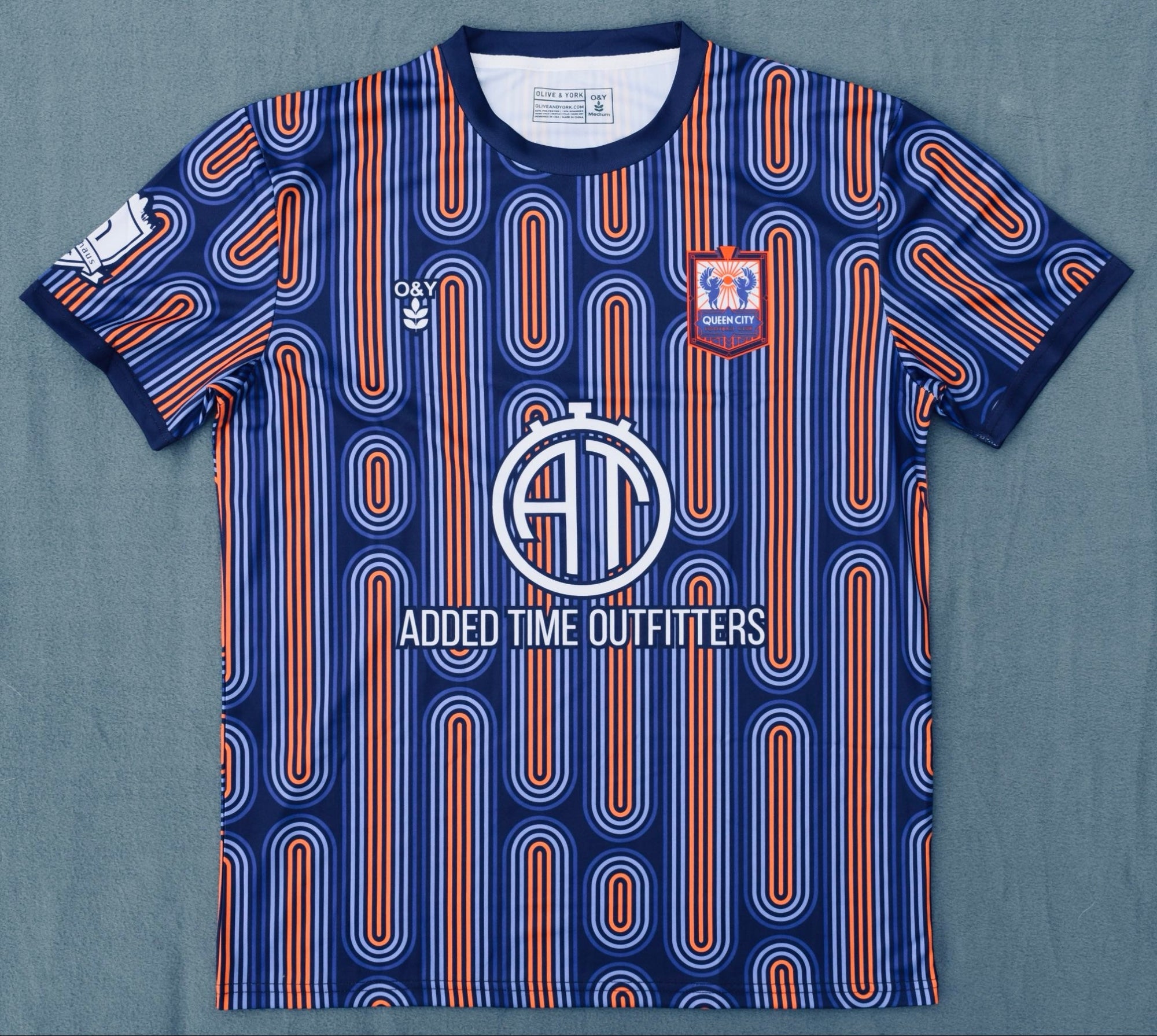 Queen City FC Neon Deco Kit-Olive & York