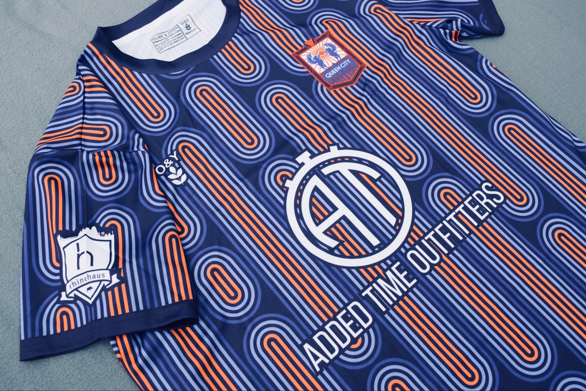 Queen City FC Neon Deco Kit-Olive & York
