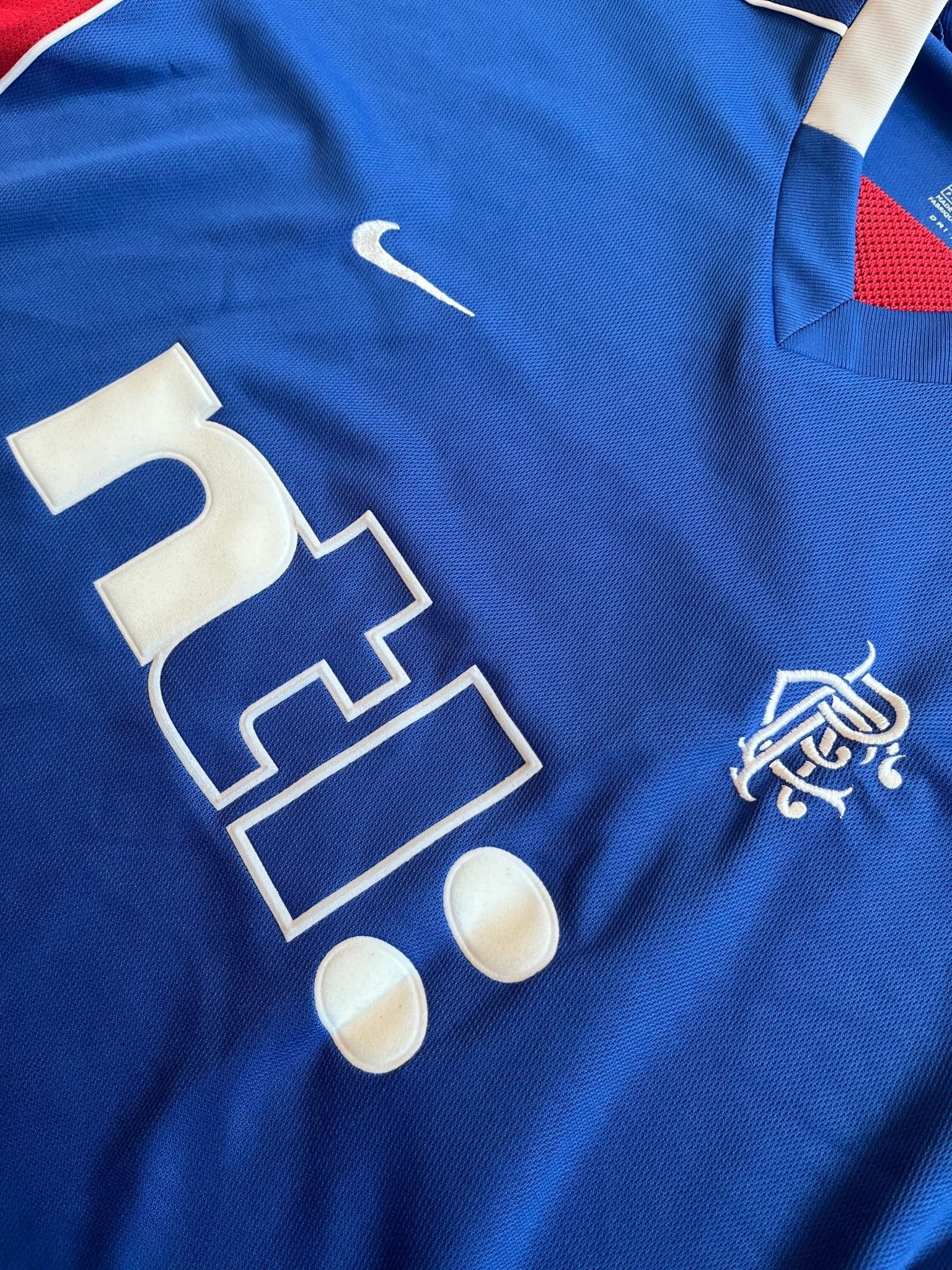 Rangers Vintage 2001 Home Jersey-Olive & York