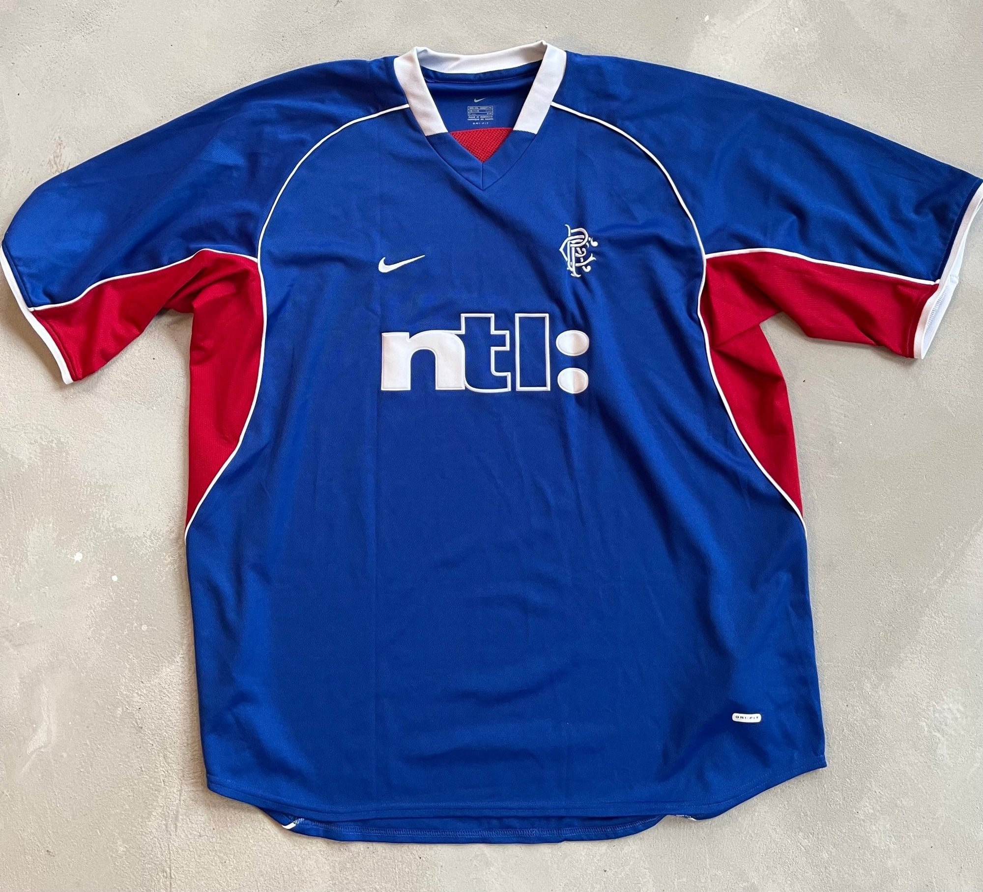 Rangers Vintage 2001 Home Jersey-Olive & York