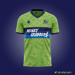 San Diego Moneygrabbers Away Kit-Olive & York