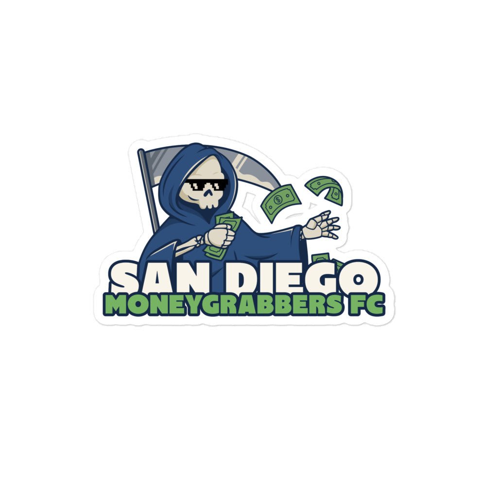 San Diego Moneygrabbers FC Sticker-Olive & York