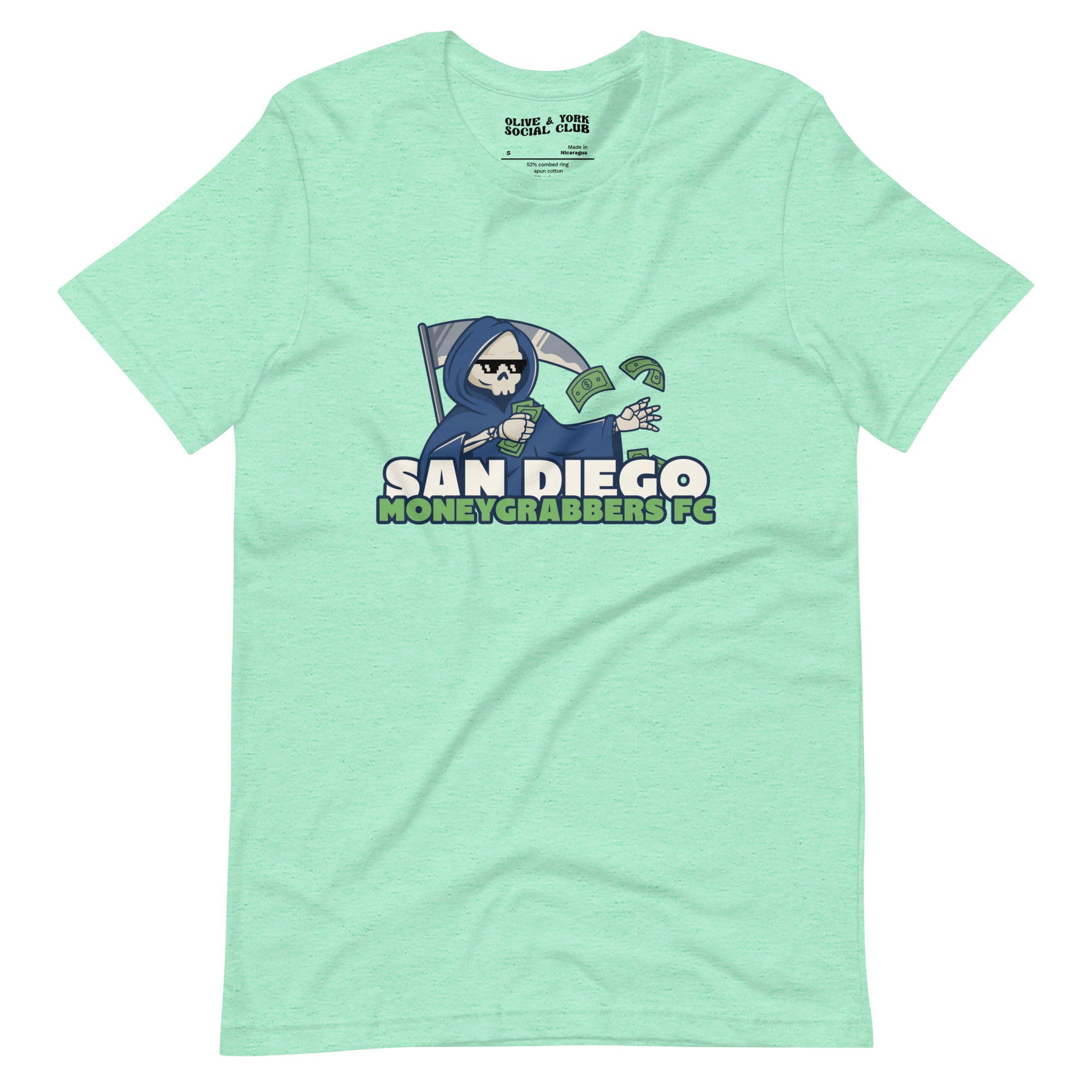 San Diego Moneygrabbers Unisex T-shirt-Olive & York