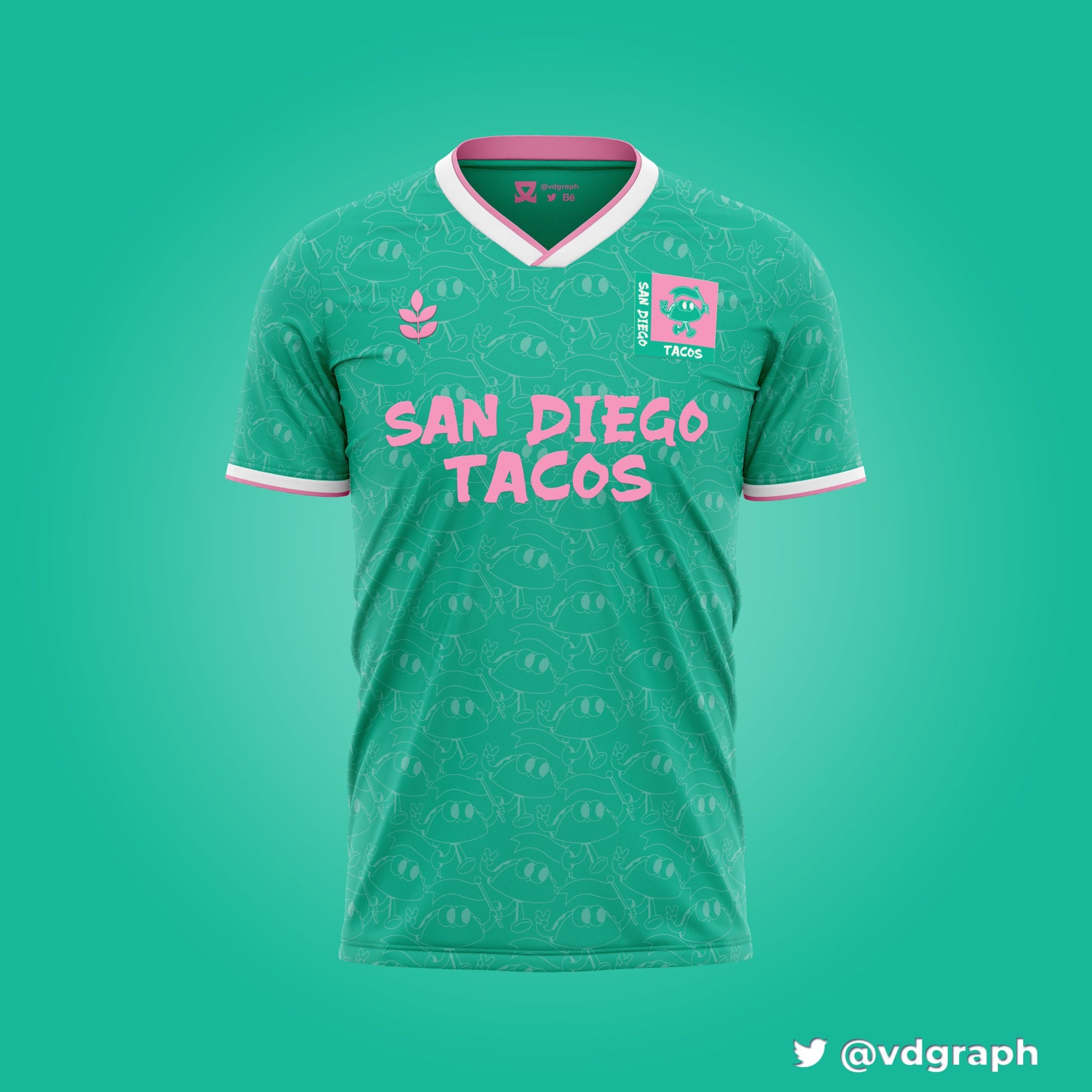 San Diego Tacos Jersey-Olive & York