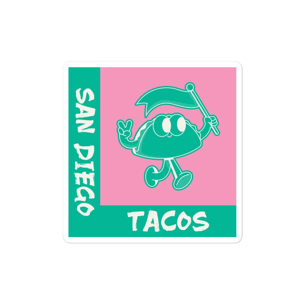 San Diego Tacos Sticker-Olive & York