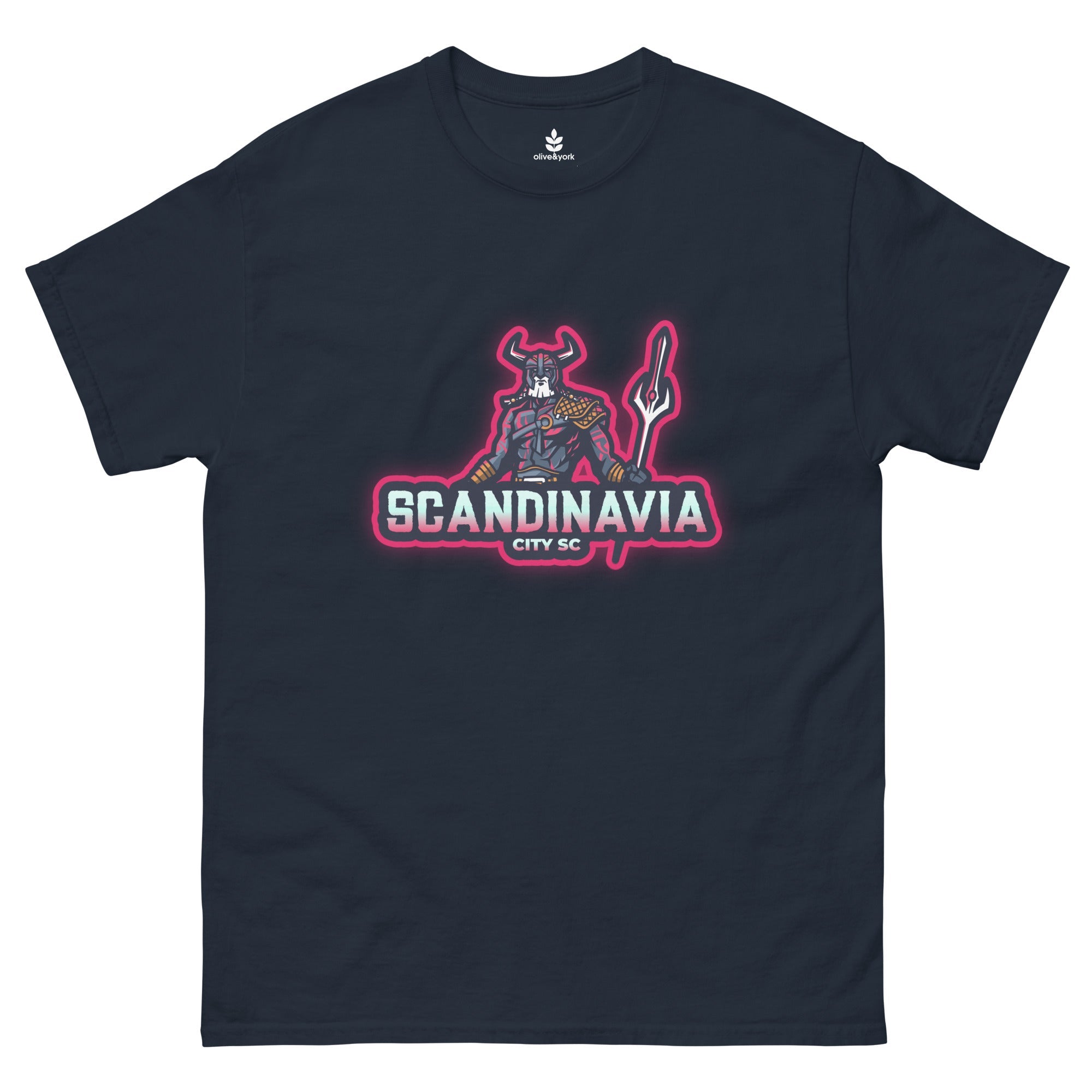 Scandinavia City SC T-Shirt-Olive & York