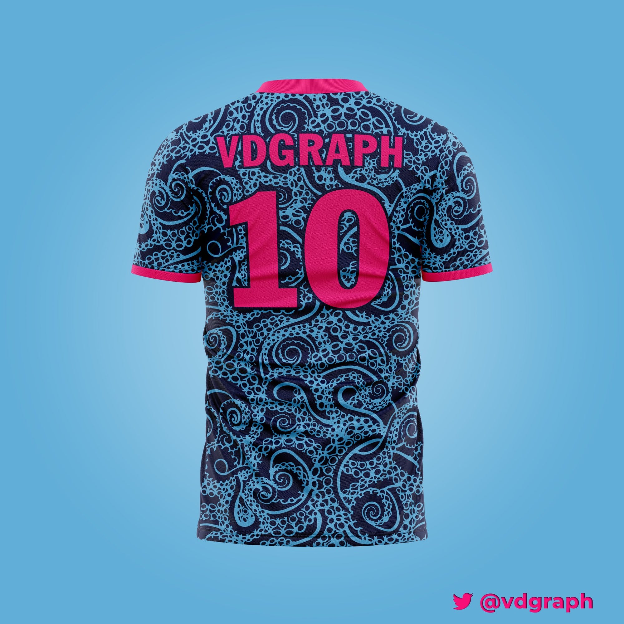 Sharktopus FC Alternate Jersey-Olive & York