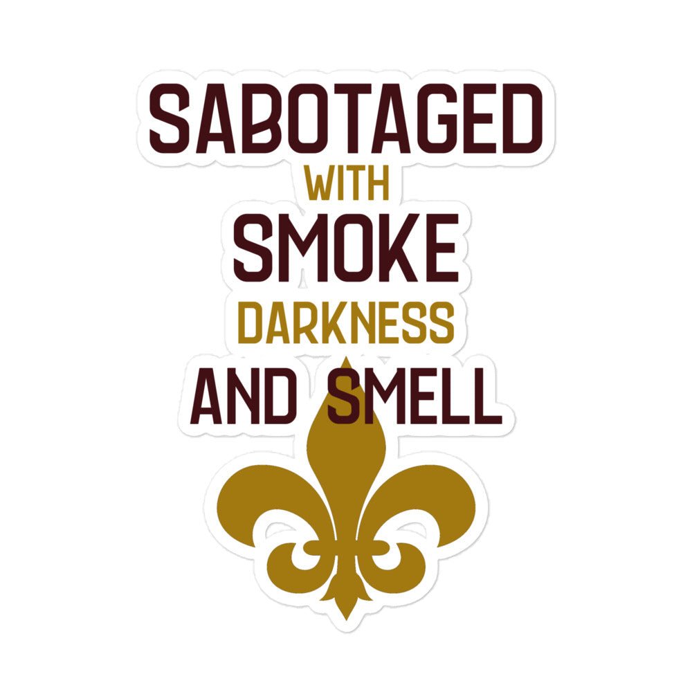 Smoke Darkness Smell Sticker-Olive & York