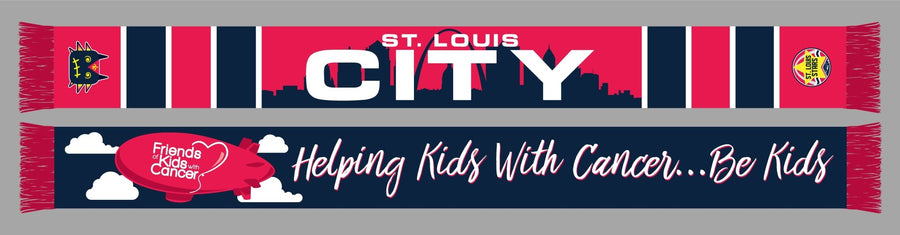 St. Louis Friends of Kids with Cancer Charity Scarf-Olive & York