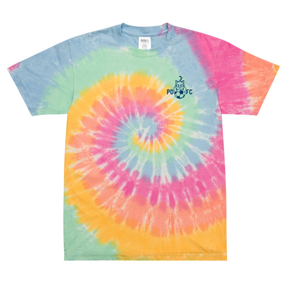 Stumpy Embroidered Oversized Tie-Dye Tee-Olive & York