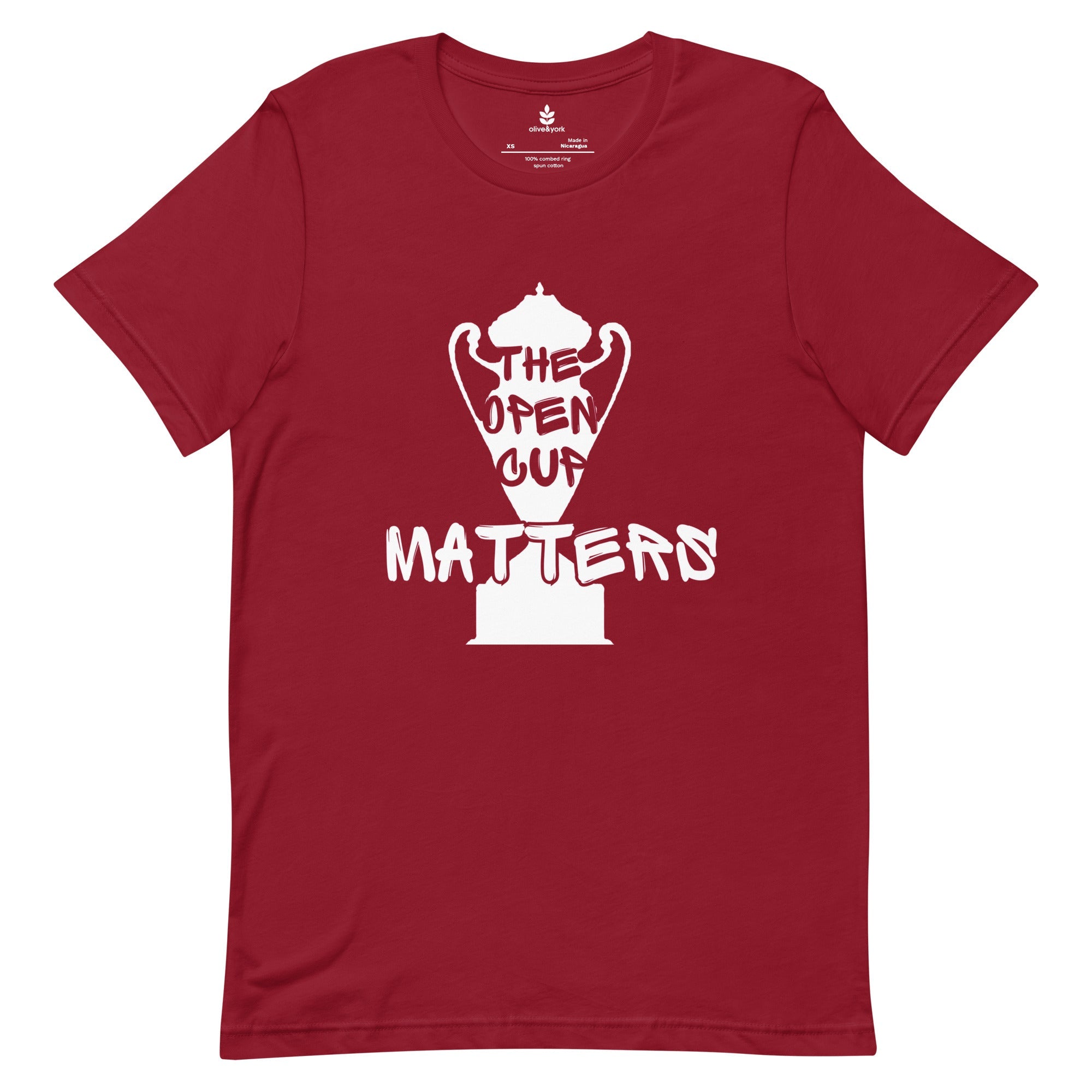 The Open Cup Matters Unisex TShirt Olive & York