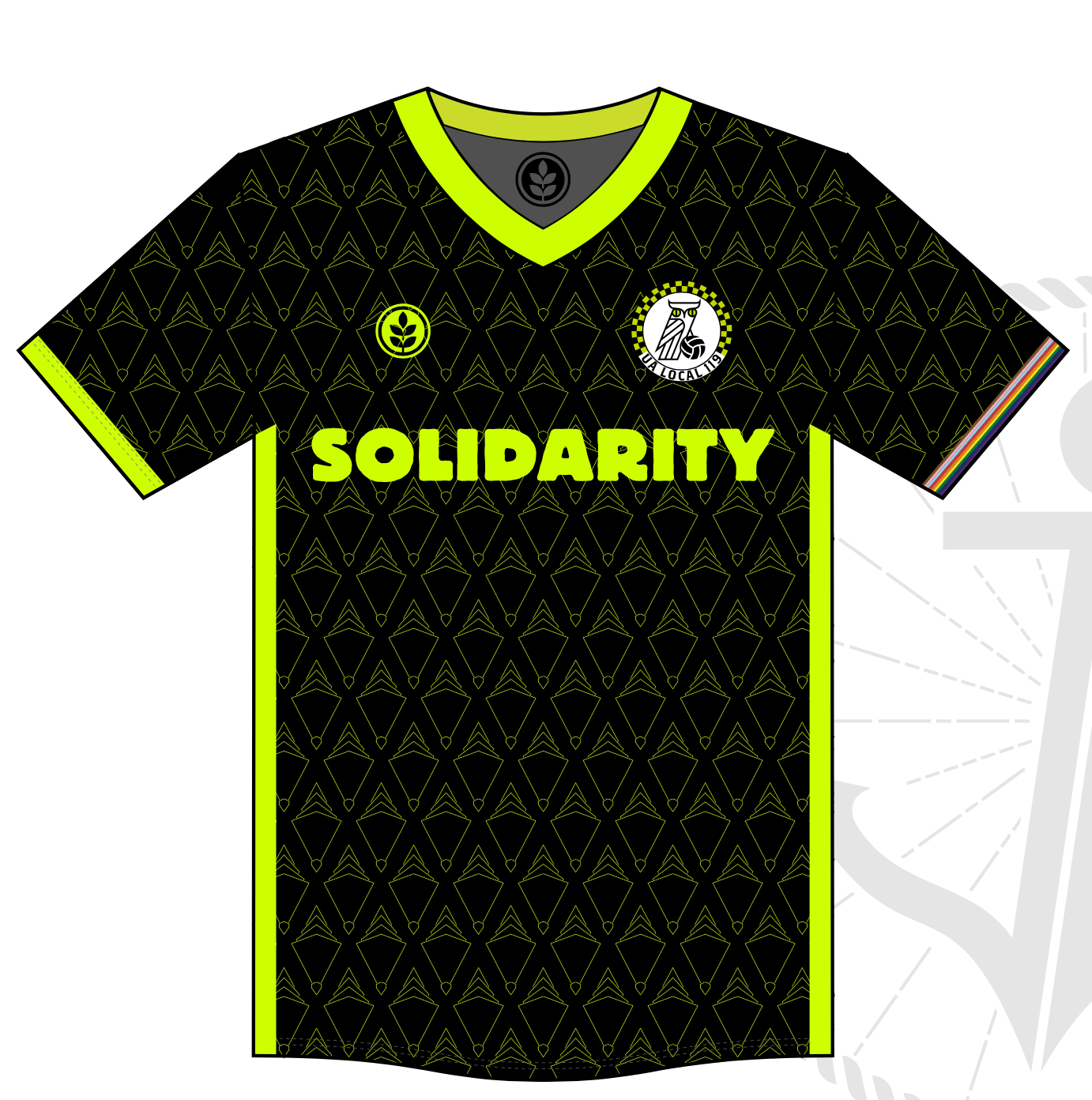 UA Local 119 WPA-inspired Jersey-Olive & York