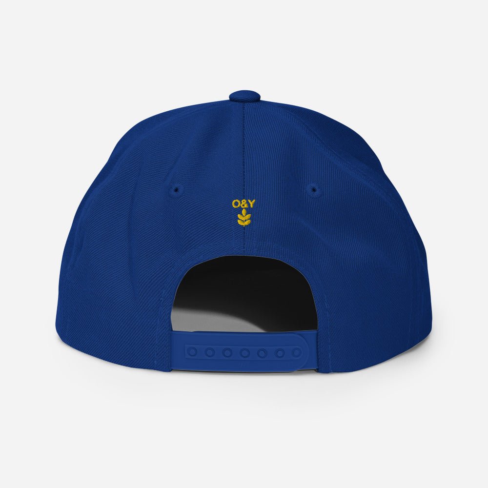 Ukraine Sunflowers SC Snapback Hat-Olive & York