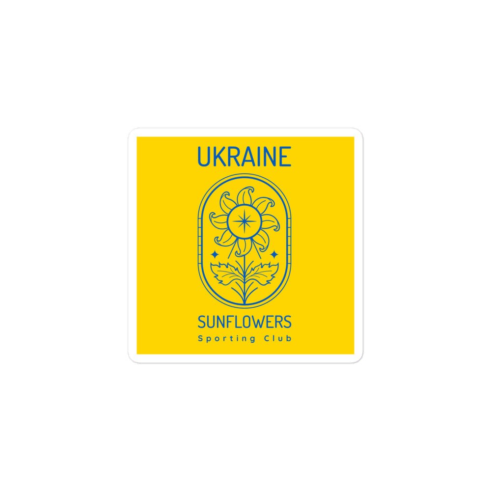 Ukraine Sunflowers SC Sticker-Olive & York