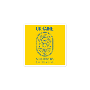 Ukraine Sunflowers SC Sticker-Olive & York