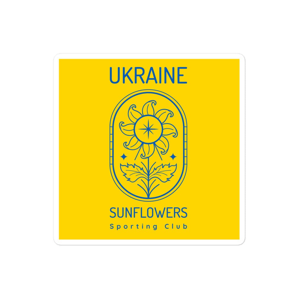 Ukraine Sunflowers SC Sticker-Olive & York