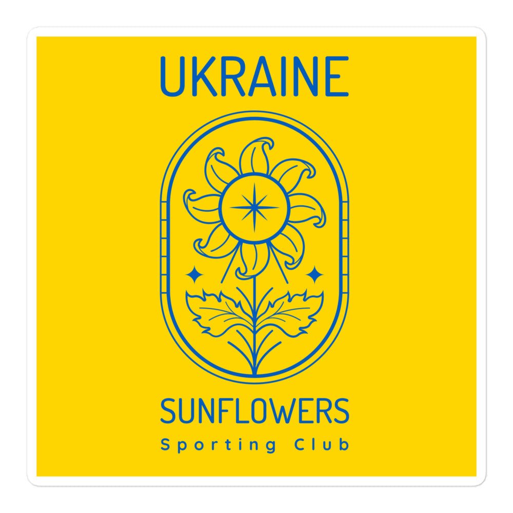 Ukraine Sunflowers SC Sticker-Olive & York