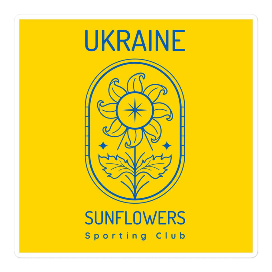 Ukraine Sunflowers SC Sticker-Olive & York