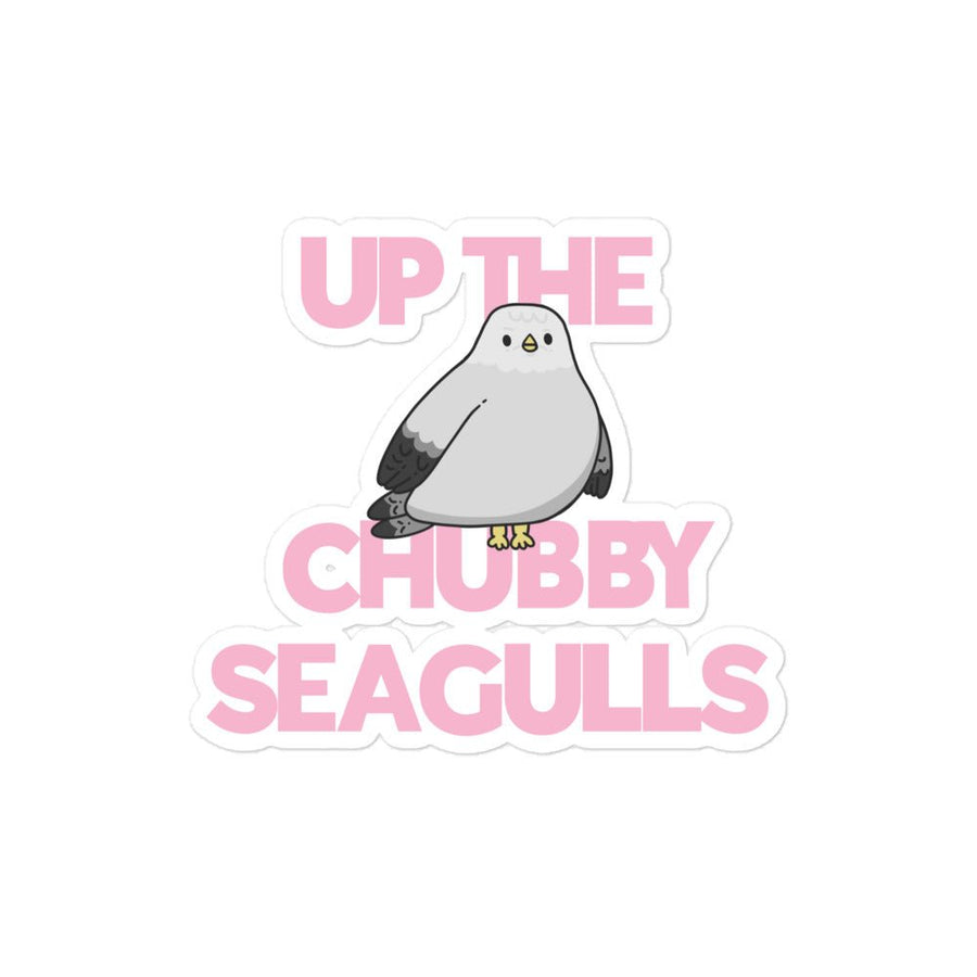 Up The Chubby Seagulls Sticker-Olive & York