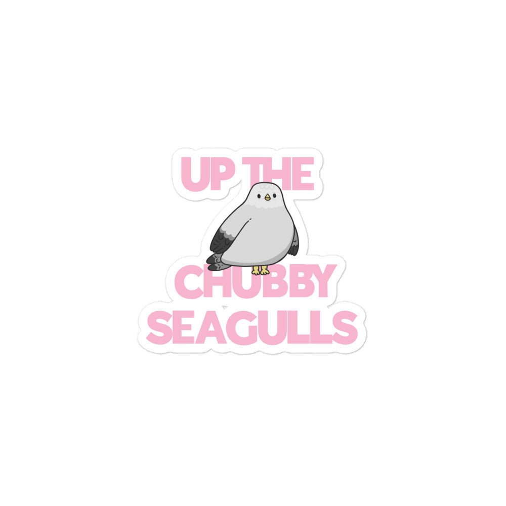 Up The Chubby Seagulls Sticker-Olive & York