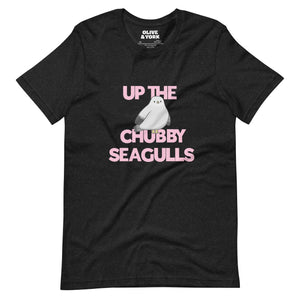 Up The Chubby Seagulls T-shirt-Olive & York
