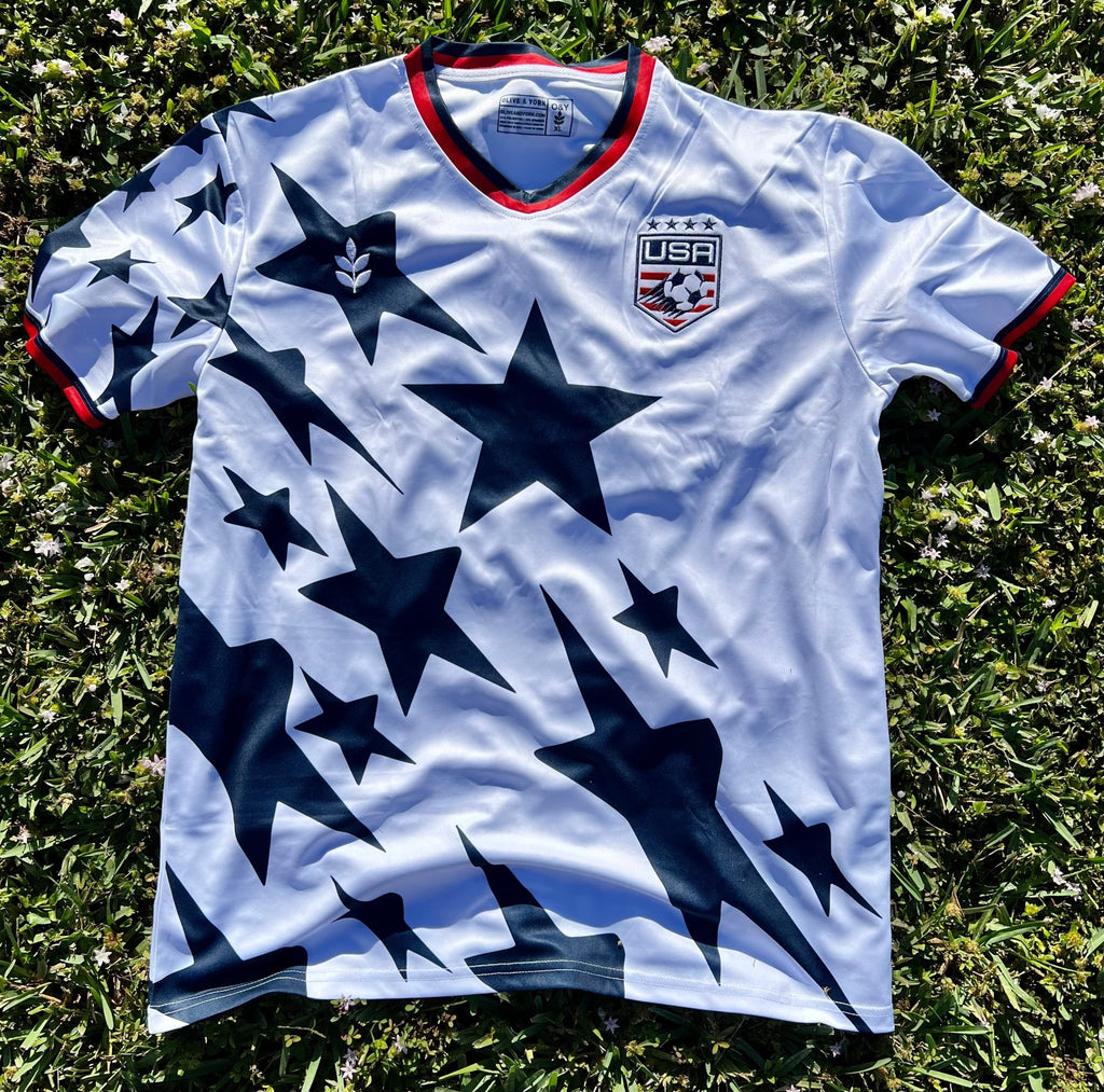 San Francisco American Football Soccer Jersey PRE-ORDER – Olive & York