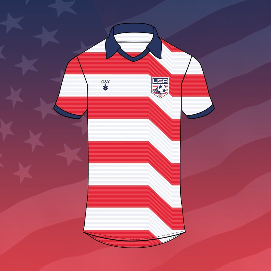 USA Cup Away Jersey-Olive & York