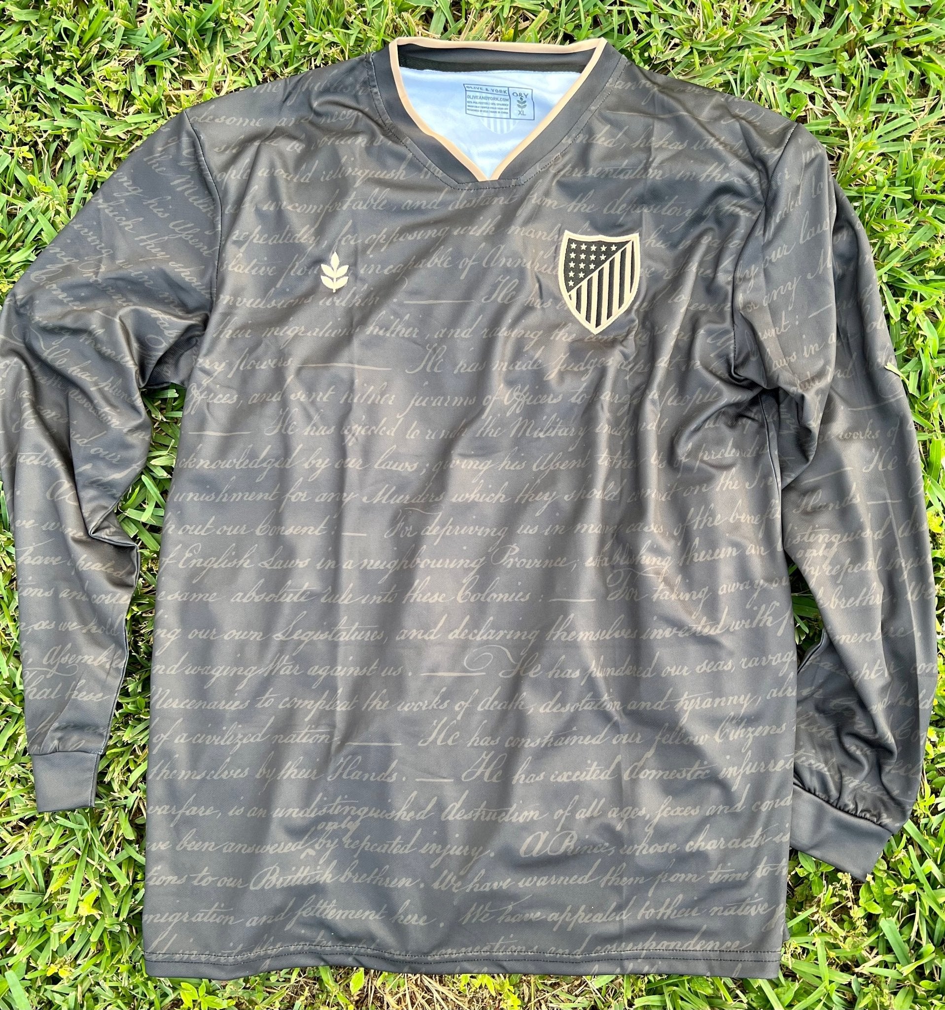 USA Declaration of Independence Black Kit-Olive & York