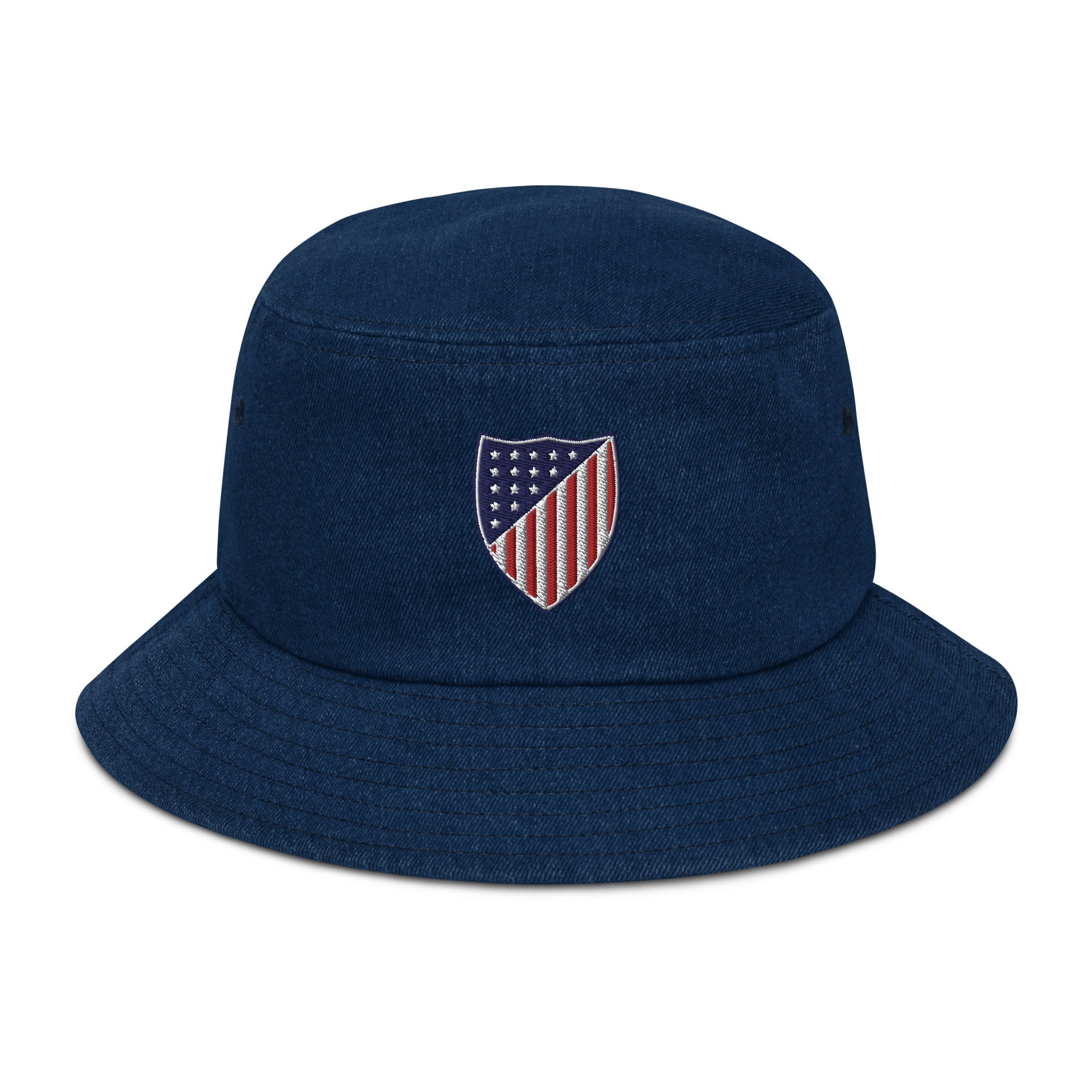 USA Denim Bucket Hat-Olive & York
