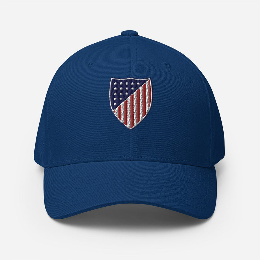 USA FlexFit Structured Twill Cap-Olive & York