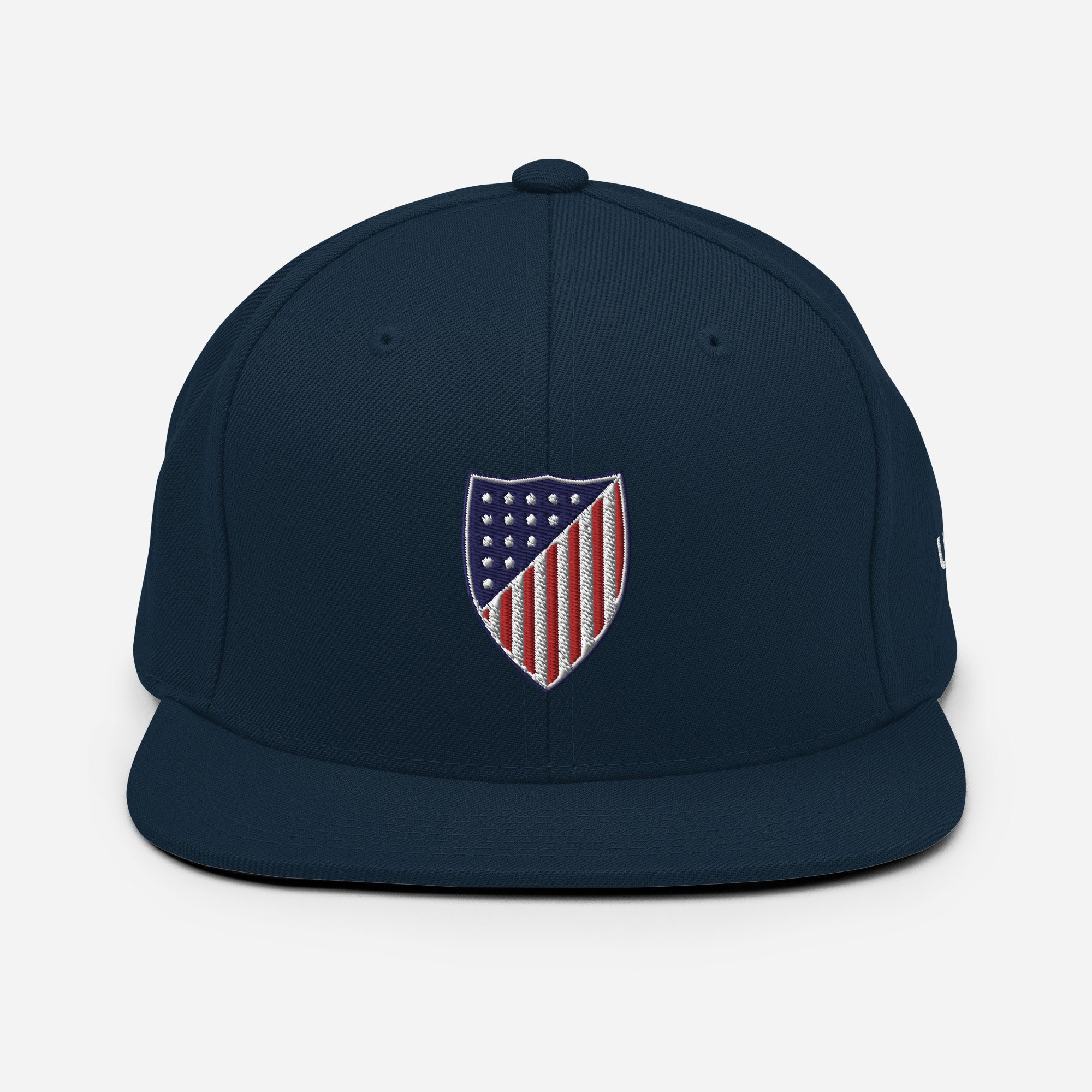 USA Snapback Hat-Olive & York