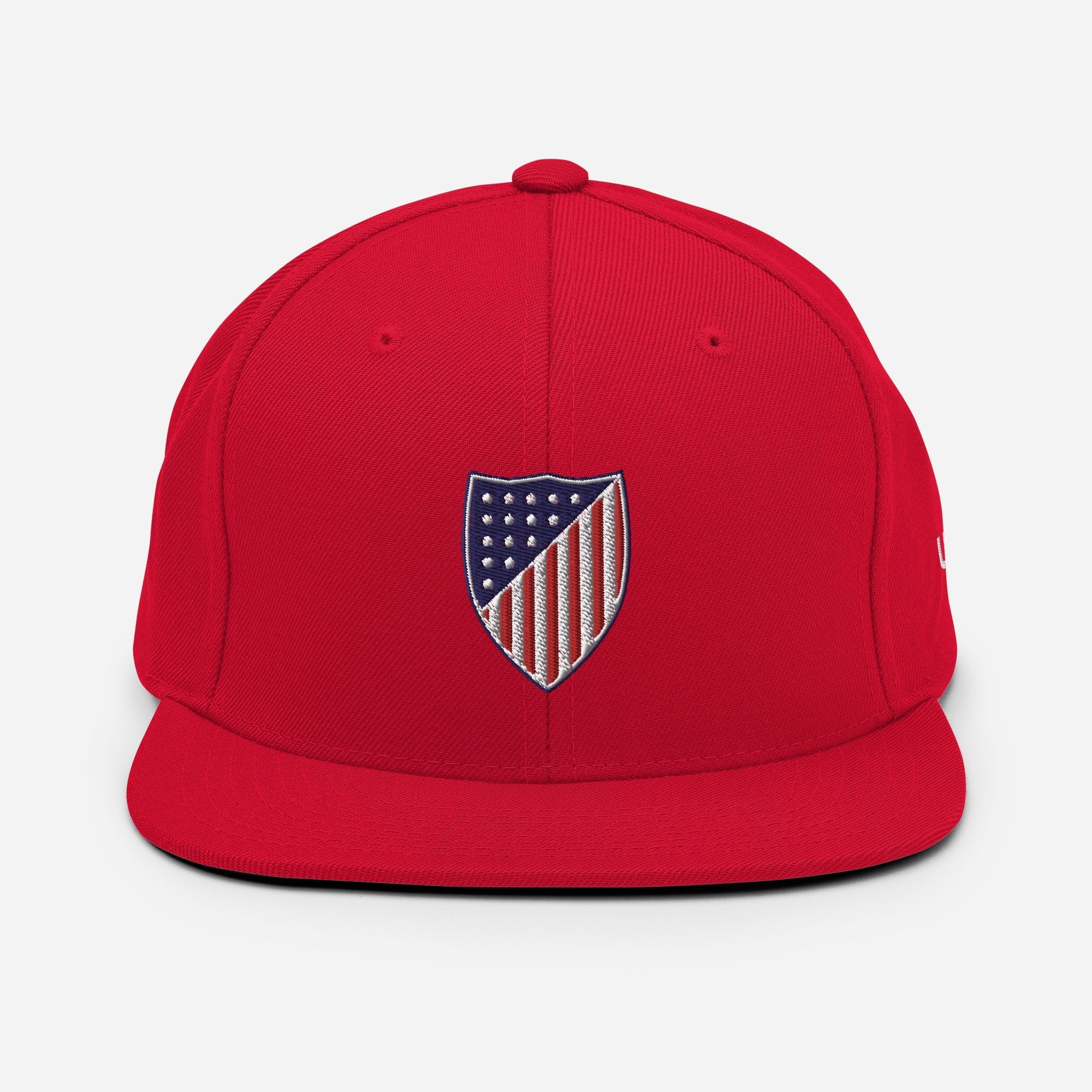 USA Snapback Hat-Olive & York