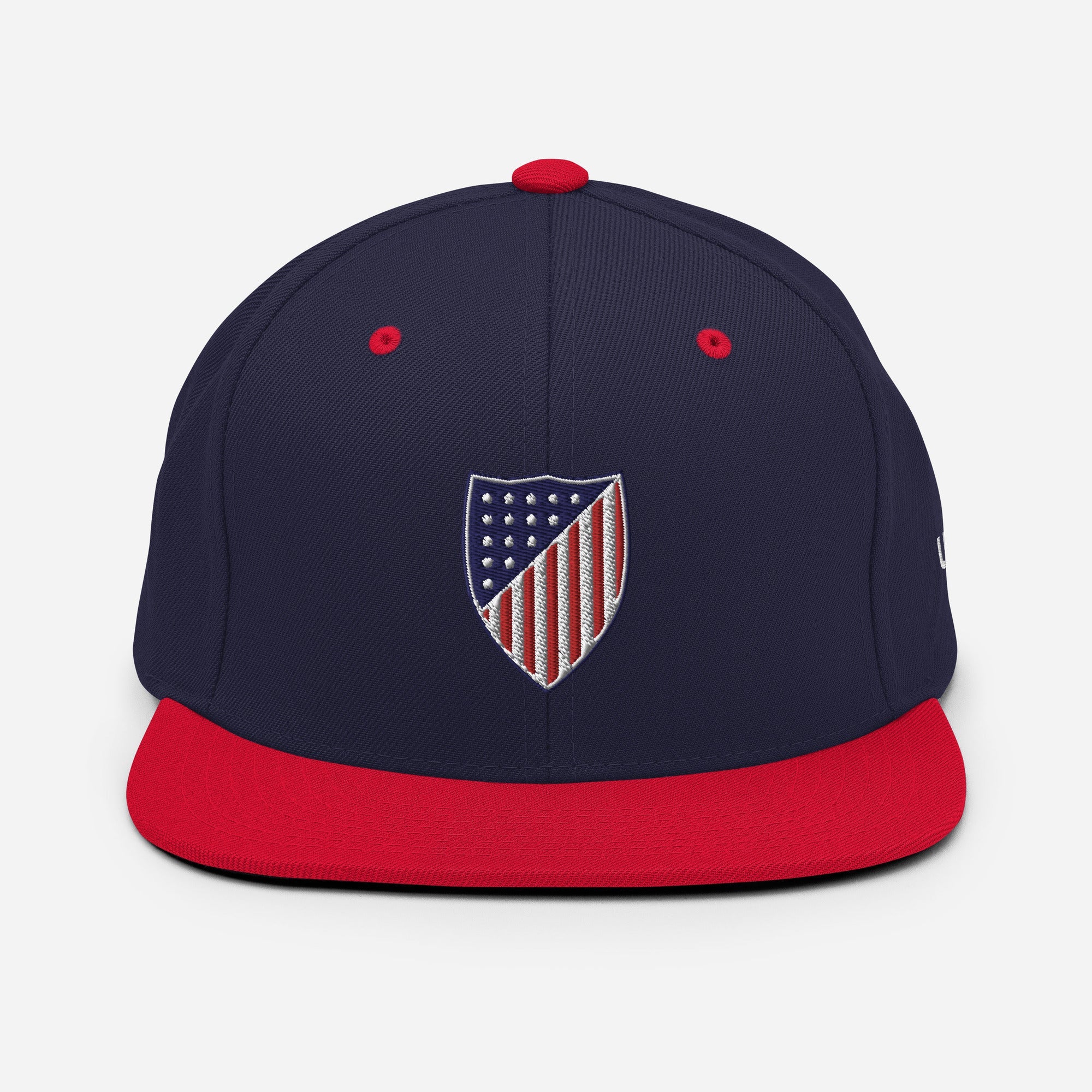 USA Snapback Hat-Olive & York