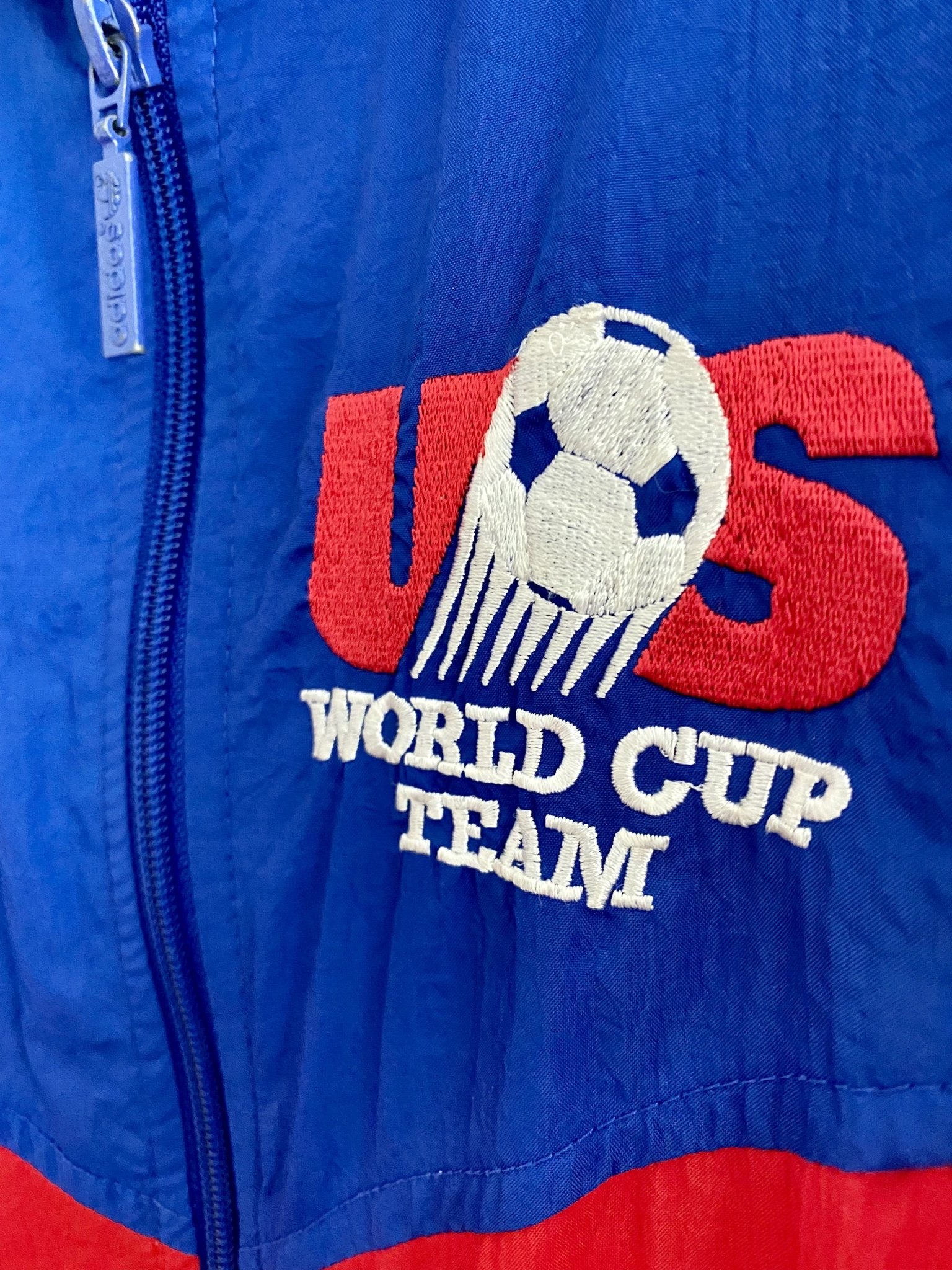 Vintage USA World Cup Team Adidas Windbreaker Jacket – Olive