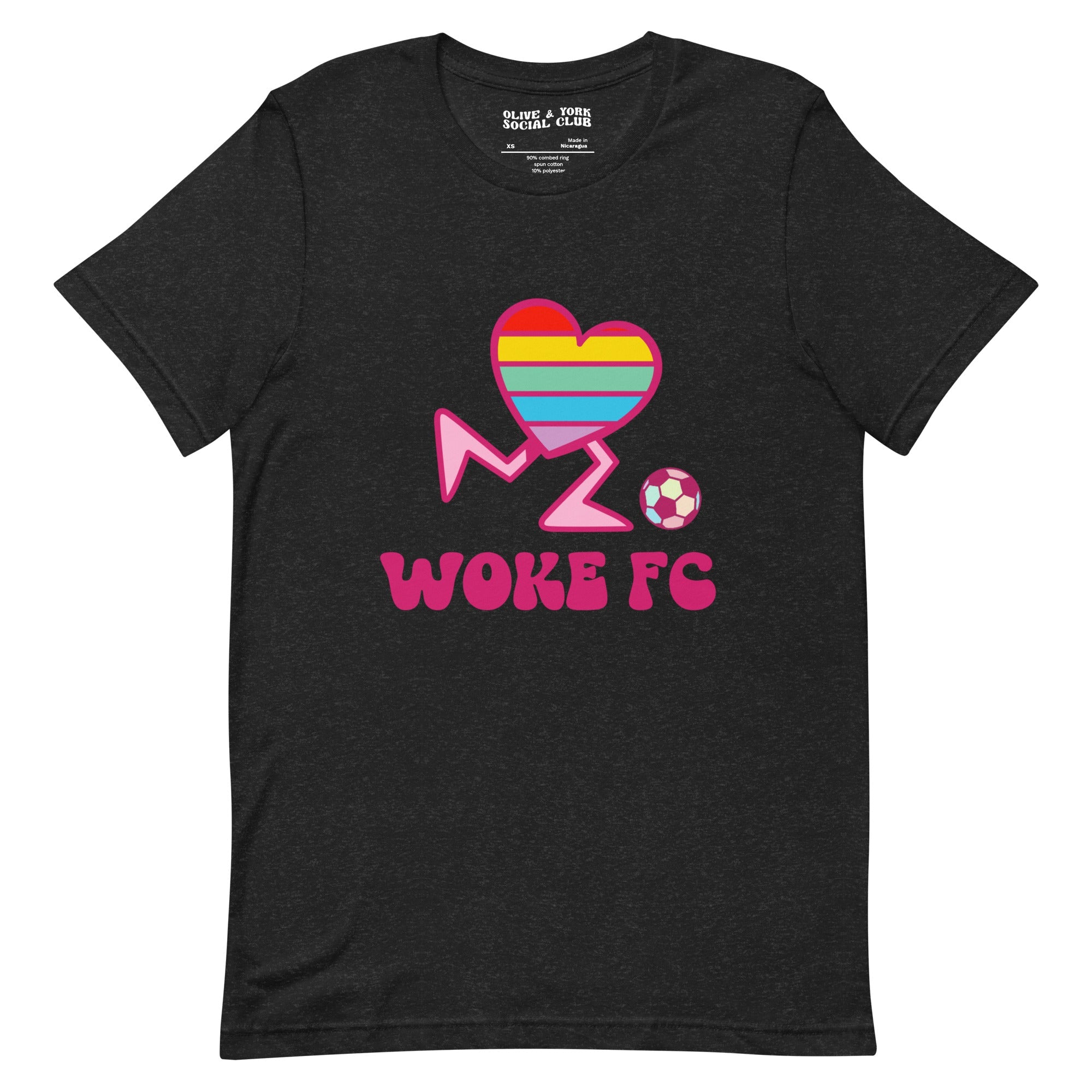 Woke FC Unisex T-shirt-Olive & York