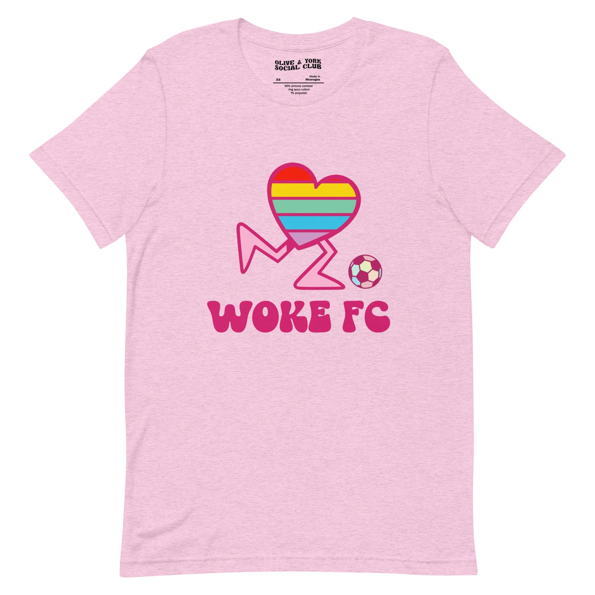 Woke FC Unisex T-shirt-Olive & York