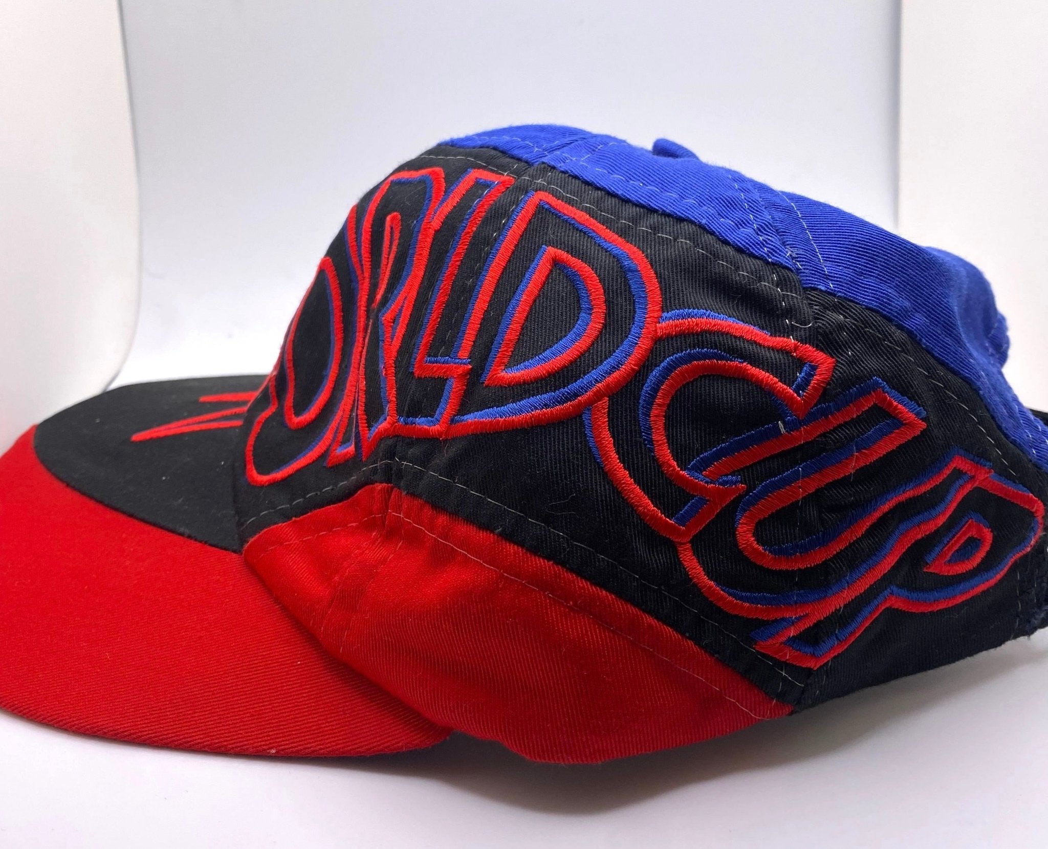 World Cup USA 1994 Hat The Game Logo Strapback-Olive & York